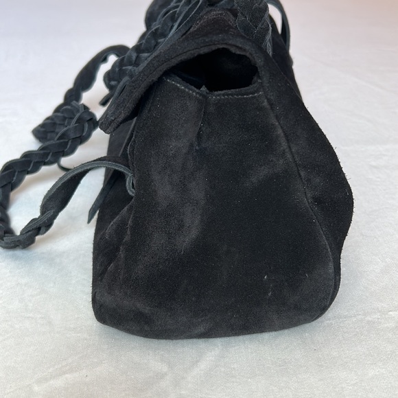 SOLD: Miu Miu Black Suede Bag - Picture 9 of 16
